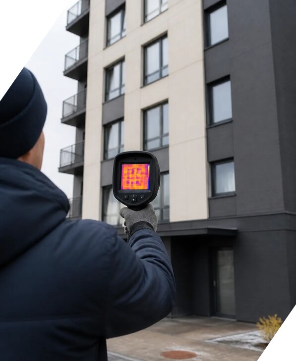 Тепловизионное обследование зданий в Ялуторовске от 5165 р. | ЭкспертизаРоссия
