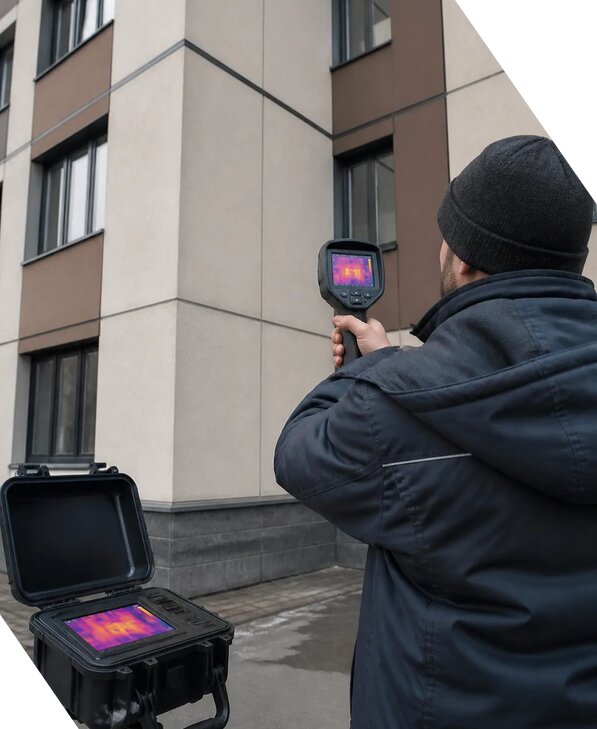 Тепловизионное обследование зданий и сооружений в Ялуторовске